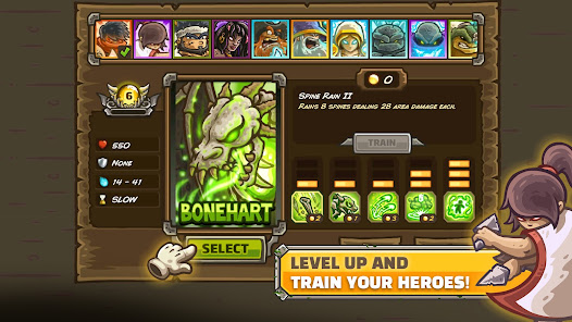 Screenshot 4 for Kingdom Rush Frontiers TD MOD APK 6.1.24 (Unlimited Diamonds Unlocked) Android