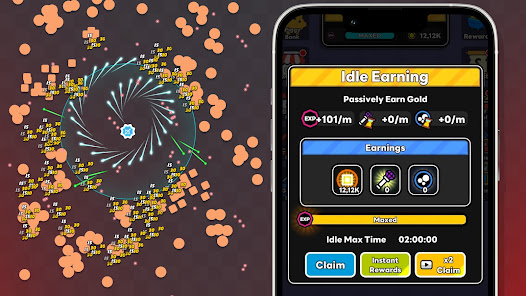 Screenshot 7 for Idle Cannon Tower TD Geometry MOD APK 1.0.162 (Unlimited Everythings) Android