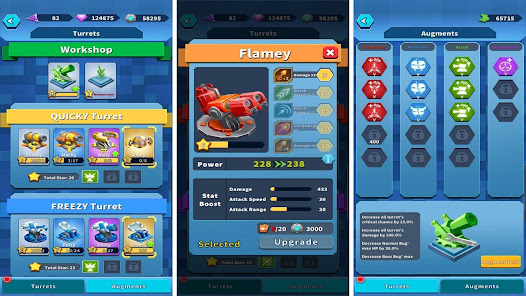 Turret Merge Defense MOD APK 1.8.3 (Unlimited Money) Android screenshot