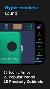 Screenshot 2 for Guitar Effects Amp Deplike MOD APK 5.9.6.3 (Premium Unlocked) Android