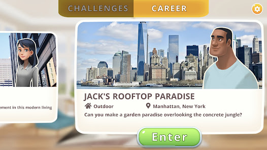 Screenshot 5 for Homematch Home Design Game MOD APK 1.77.3 (Unlimited Money Lives) Android