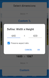 Screenshot 4 for Photo Picture Resizer MOD APK 1.0.332 (Premium Unlocked) Android