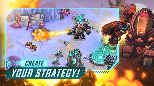 Screenshot 2 for Iron Marines Strategy Game MOD APK 1.5.18 (Unlimited Money) Android