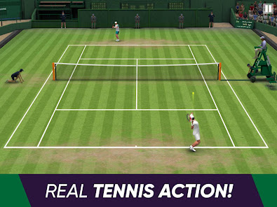Screenshot 1 for Tennis World Open 2022 Sport MOD APK v1.2.5 (Unlimited Money Tournament Unlocked) Android