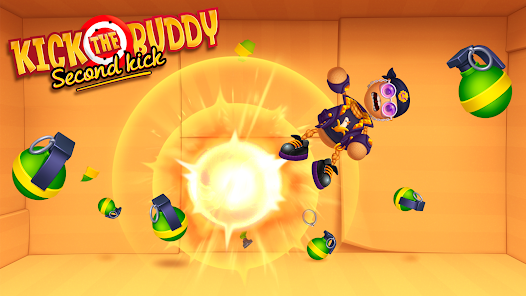 Screenshot 1 for Kick The Buddy Remastered Mod APK 2.10.5 (money) Android