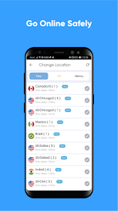 Screenshot 4 for VPN Super Unlimited Proxy MOD APK 2.0.3 (VIP Unlocked) Android