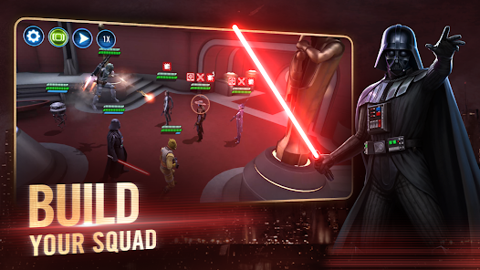 Screenshot 3 for Star Wars Galaxy of Heroes MOD APK 0.33.1484006 (God Mode Always Turn) Android