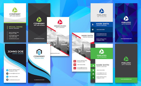 Screenshot 1 for Ultimate Business Card Maker MOD APK 1.3.5 (Premium Unlocked) Android
