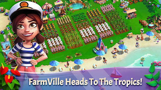 Screenshot 1 for FarmVille 2 Tropic Escape Mod APK v1.188.1661 (menu) Android