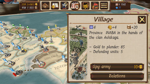 Screenshot 3 for Shoguns Empire Hex Commander MOD APK v2.0.1 (Unlimited Money Unlocked) Android