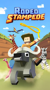 Screenshot 1 for Rodeo Stampede Sky Zoo Safari MOD APK v4.6.0 (Unlimited Money) Android