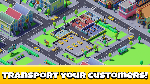 Screenshot 4 for Idle Taxi Tycoon MOD APK 1.22.0 (Unlimited Money) Android