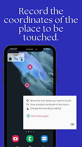 Screenshot 1 for Touch Macro Pro Auto Clicker MOD APK 2.1.2 (Premium Unlocked) Android
