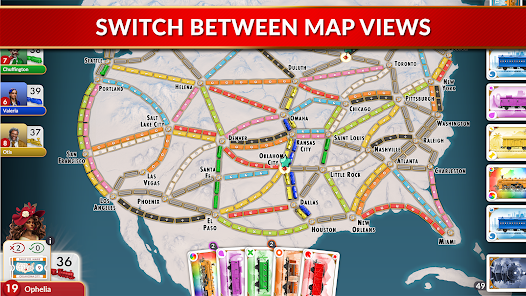 Ticket to Ride MOD APK 1.0.18 (Unlocked All DLC) Android screenshot