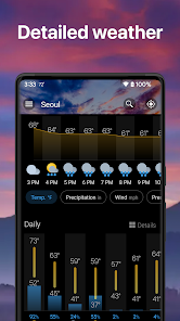 Screenshot 4 for Weather Widget Weawow APK v6.2.5 (Unlocked) Android