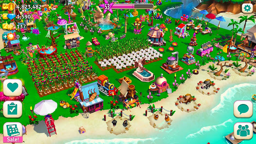 Screenshot 7 for FarmVille 2 Tropic Escape Mod APK v1.188.1661 (menu) Android