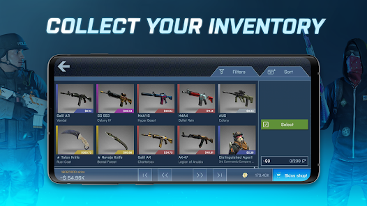 Screenshot 4 for Case Opener skins simulator MOD APK 2.37.0 (Unlimited Money) Android