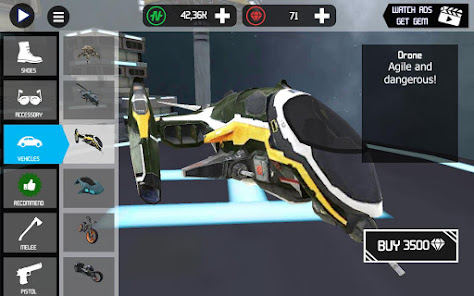 Screenshot 2 for Space Gangster 2 MOD APK 2.7.2 (Unlimited Skill Points No Ads) Android