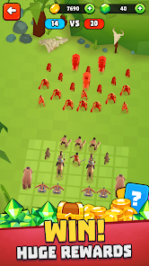 Screenshot 4 for Battle Simulator Warfare Mod APK 1.3.334 (money) Android