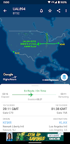 Screenshot 3 for FlightAware Flight Tracker MOD APK 5.8.0 (Premium Unlocked) Android