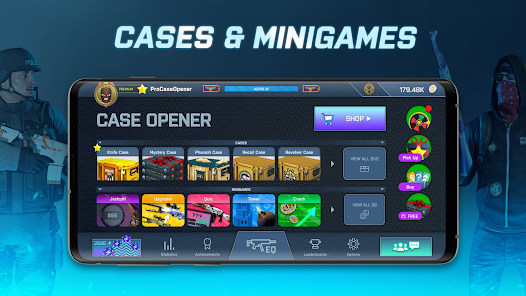 Screenshot 2 for Case Opener skins simulator MOD APK 2.37.0 (Unlimited Money) Android