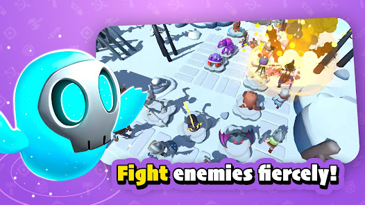 Screenshot 3 for Idle Monster TD Evolved MOD APK 74.1.0 (One Hit Kill) Android