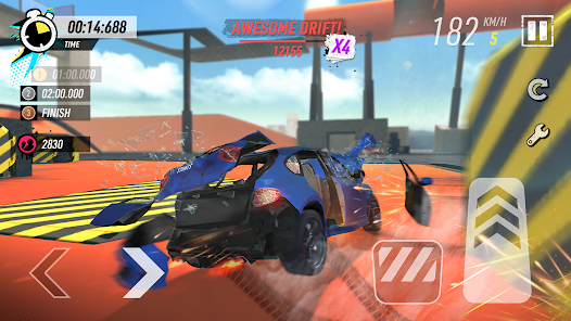 Screenshot 7 for Car Stunt Races Mega Ramps Mod APK 3.4.5 (money) Android