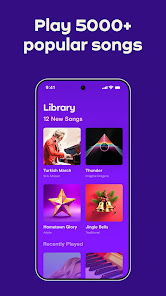 Screenshot 2 for Simply Piano Learn Piano Fast MOD APK 7.22.3 (Premium Unlocked Membership) Android