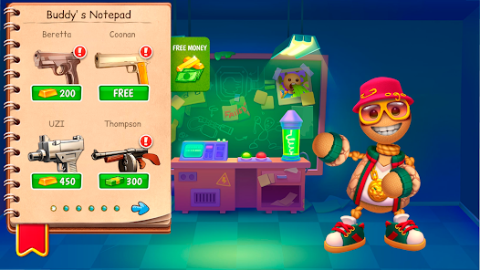 Screenshot 4 for Kick The Buddy Remastered Mod APK 2.10.5 (money) Android