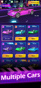 Screenshot 5 for Beat Racing Car EDM MOD APK 2.2.1 (Unlimited Money God Mode) Android