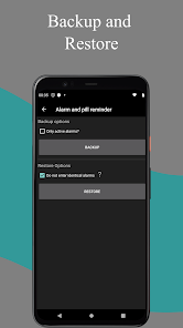 Screenshot 6 for Alarm and pill reminder MOD APK v1.33 (Premium Unlocked) Android