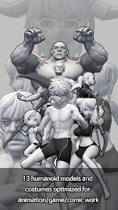 Easy Pose 3D pose making app MOD APK 1.5.44 (Unlocked All Pack) Android screenshot