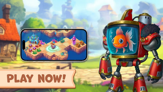 Screenshot 4 for Mergest Kingdom Merge game MOD APK 1.369.23 (Unlimited Money) Android