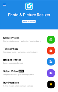 Screenshot 1 for Photo Picture Resizer MOD APK 1.0.332 (Premium Unlocked) Android