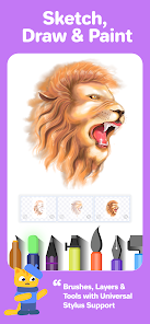 Drawing Desk Draw Paint Art MOD APK 8.1.0 (Premium Unlocked) Android screenshot