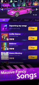 Screenshot 1 for Beat Racing Car EDM MOD APK 2.2.1 (Unlimited Money God Mode) Android