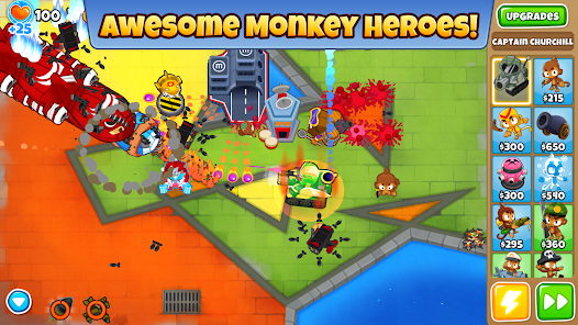 Screenshot 1 for Bloons TD 6 Mod APK 46.3 (menu) Android