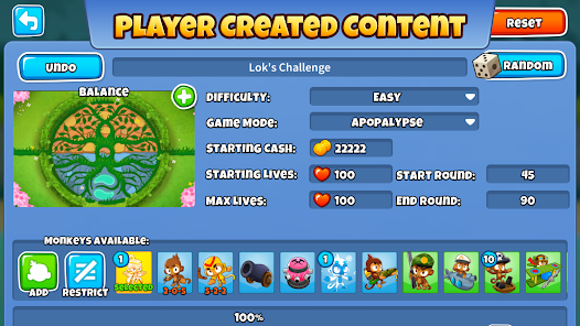 Screenshot 7 for Bloons TD 6 Mod APK 46.3 (menu) Android