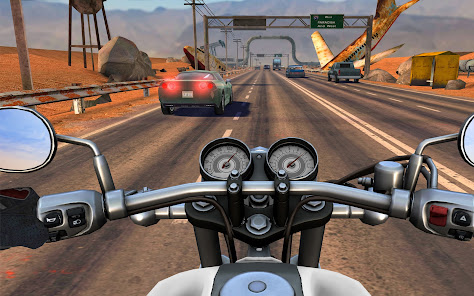 Screenshot 1 for Moto Rider GO Highway Traffic Mod APK 1.92.2 (money) Android