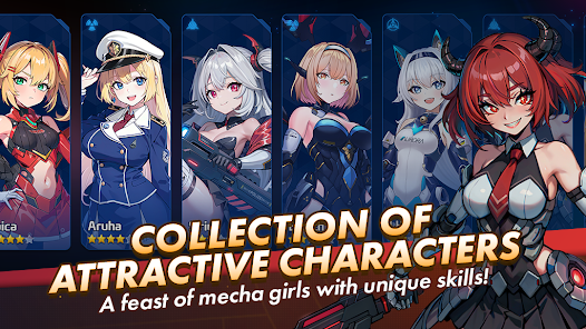 Screenshot 6 for Mecha Girls Survivor MOD APK 1.00.09 (Damage Multiplier God Mode) Android