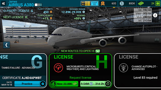 Screenshot 4 for Airline Commander Flight Game MOD APK 2.4.1 (Missions Always Complete) Android