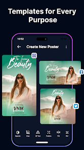 Flyers Poster Maker Kriadl MOD APK 6.0.7 (Premium Unlocked) Android screenshot