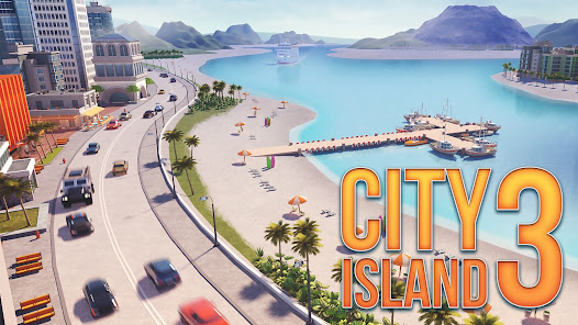 Screenshot 1 for City Island 3 Building Sim MOD APK 2.4.4 (Unlimited Money Unlocked) Android