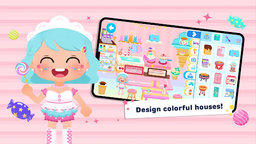 Screenshot 5 for BonBon Life World Make Stories MOD APK 1.0.1 (Unlimited Money) Android