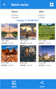 Screenshot 7 for Photo Picture Resizer MOD APK 1.0.332 (Premium Unlocked) Android