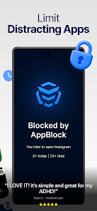 Screenshot 2 for AppBlock Block Apps Sites AppBlock Pro MOD APK 6.10.1 (Unlocked) Android