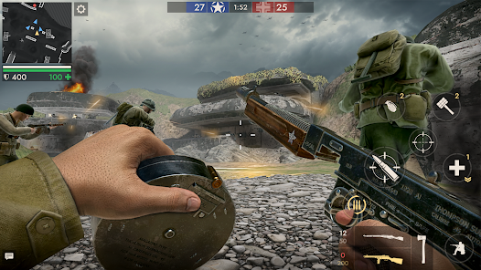 World War Heroes WW2 FPS Mod APK v1.47.0 (unlimited bullets) Android screenshot