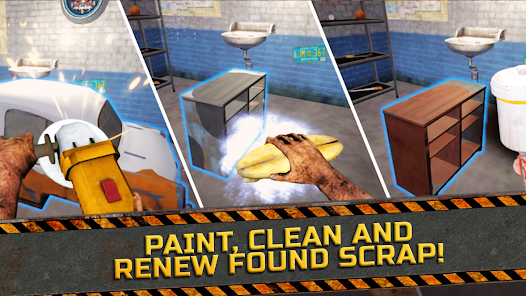 Screenshot 1 for Junkyard Builder Simulator MOD APK 1.76 (Unlimited Money) Android
