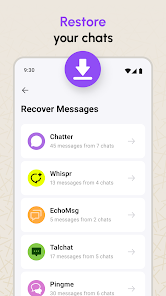 Screenshot 3 for Recover Deleted Messages MOD APK 22.6.6 (Premium Unlocked) Android