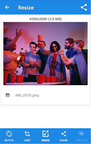 Screenshot 2 for Photo Picture Resizer MOD APK 1.0.332 (Premium Unlocked) Android